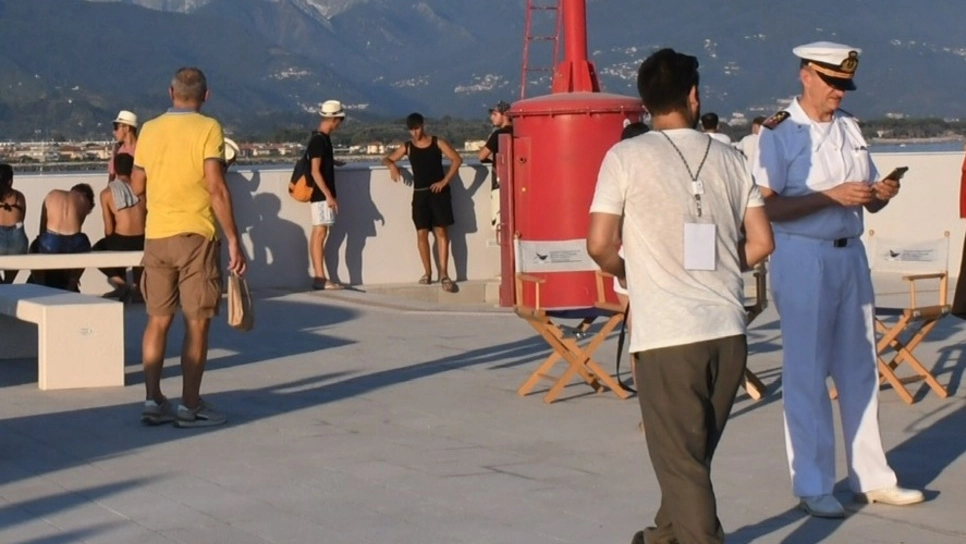La nuova passeggiata a mare a Marina di Carrara La nuova passeggiata a mare a Marina di Carrara