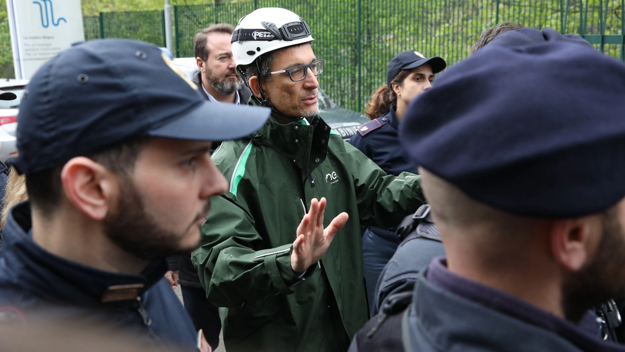 Il Ceo di Enel Green Power, Salvatore Bernabei, a Suviana (foto Schicchi)