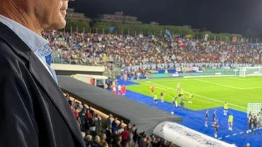 Il sindaco Michele Conti allo stadio Il sindaco Michele Conti allo stadio