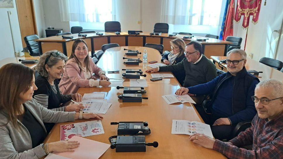 Il tavolo del progetto ’Io non sono sola’