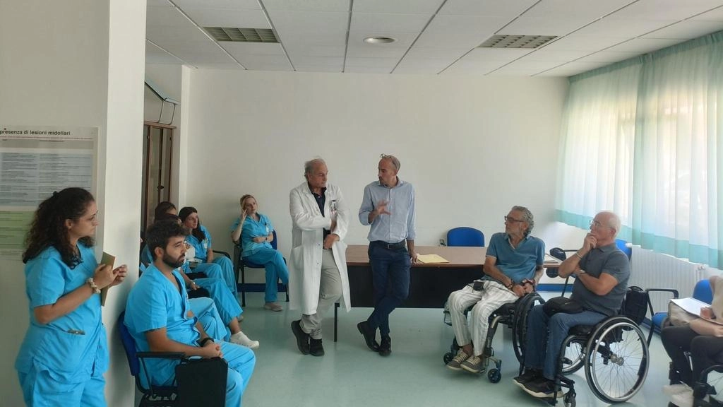 L’incontro che si è svolto al Santa Maria della Misericordia tra associazioni del terzo settore e i sanitari dell’Unità Spinale