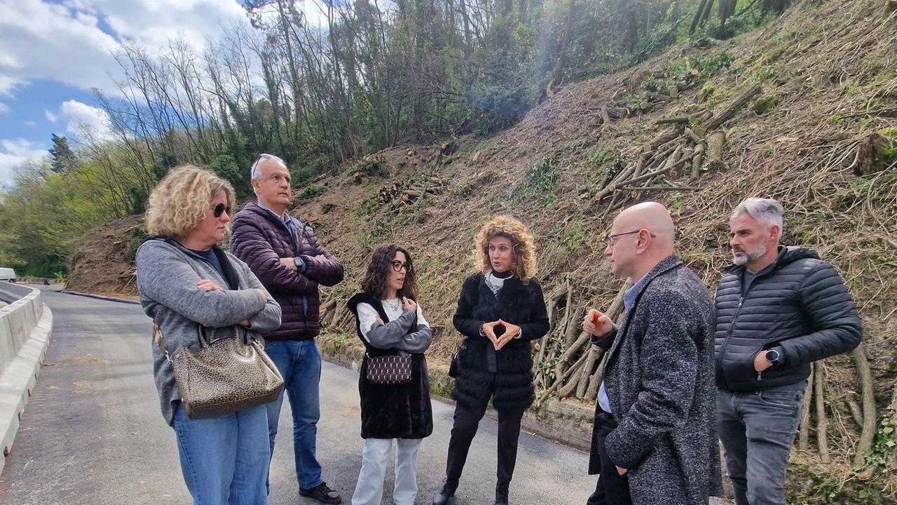 Il soprallugo sul San Baronto con il presidente della Provincia Luca Marmo