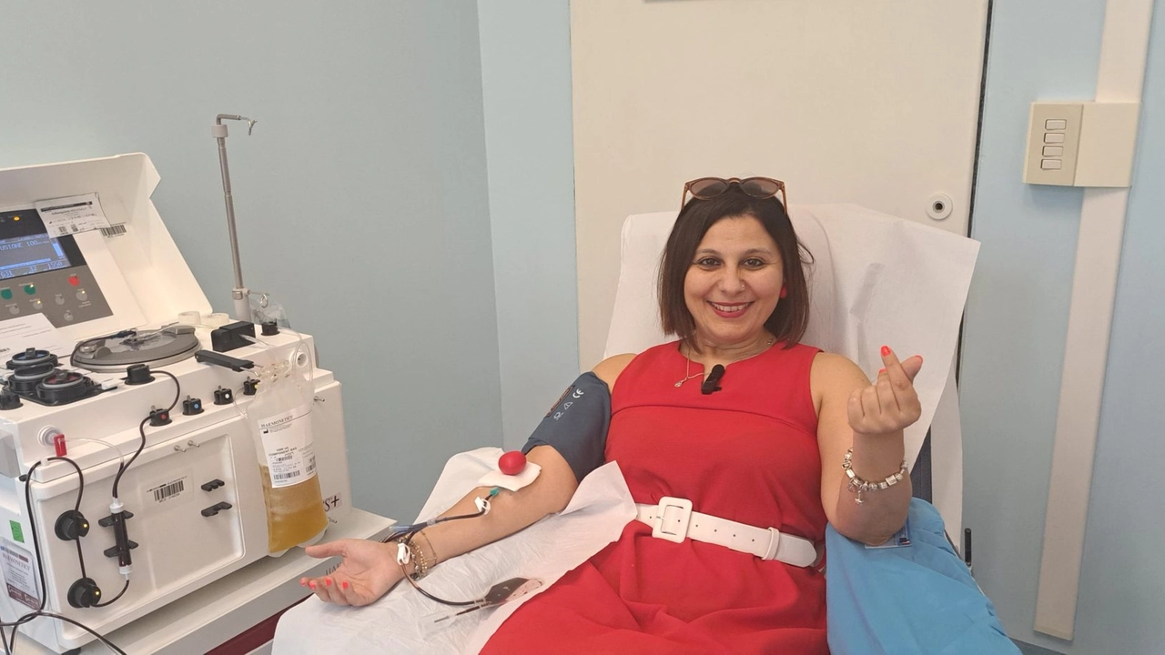 Claudia, donatrice di sangue per Avis