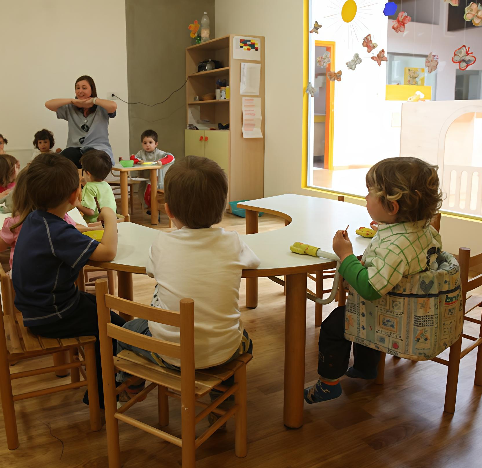 A Camucia nido pronto in autunno. Una scuola moderna per 65 bimbi