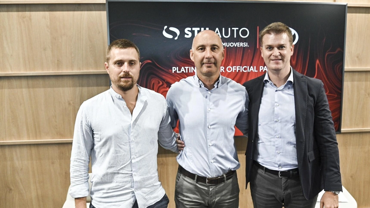 Da sinistra Tommaso Della Rosa, Riccardo Roti e Giulio Pacini