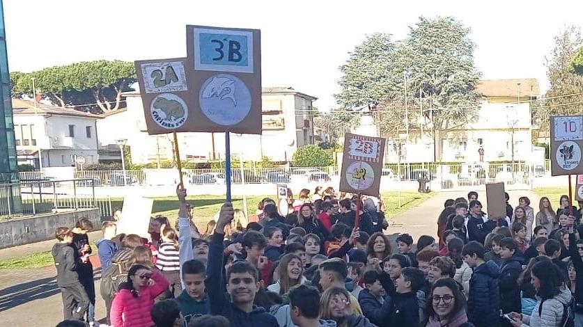 Un’immagine delle «Gaberiadi» Un’immagine delle «Gaberiadi»