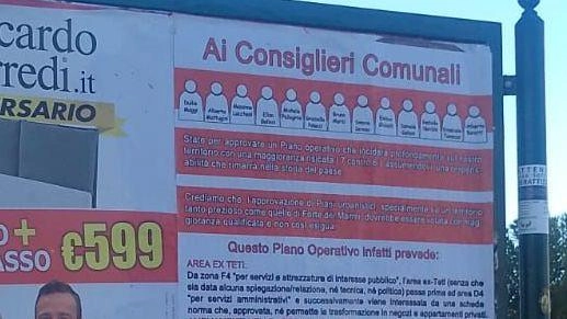 I manifesti affissi dai “Paesani“ I manifesti affissi dai “Paesani“