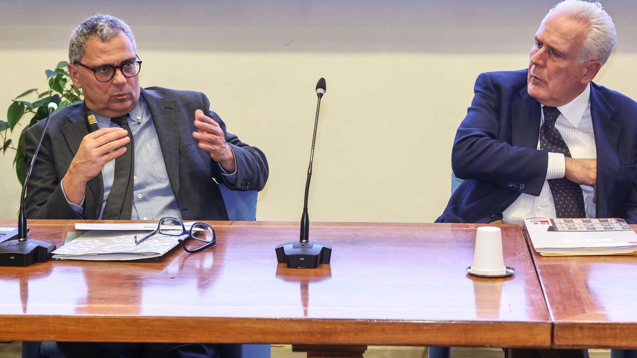 Nicola Sciclone, direttore Irpet, e il governatore. Eugenio Giani Nicola Sciclone, direttore Irpet, e il governatore. Eugenio Giani