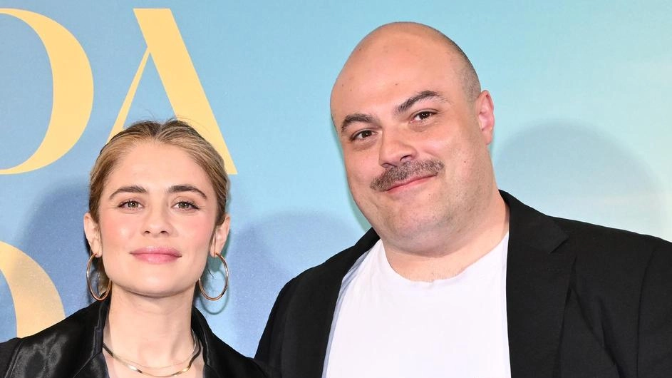 Yuri Tuci con la regista Greta Scarano