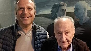 Lambertucci con il sindaco Giannoni Lambertucci con il sindaco Giannoni