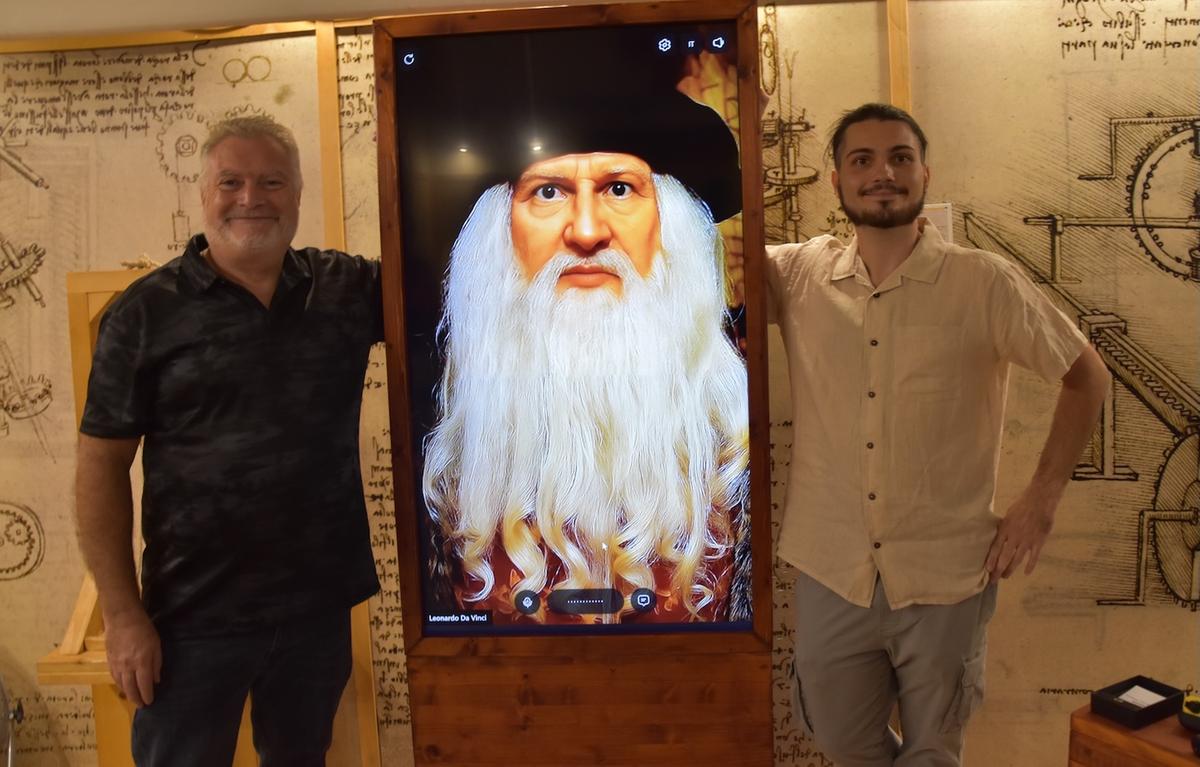 conversazioni con il genio leonardo da vinci prende vita con l8217ia