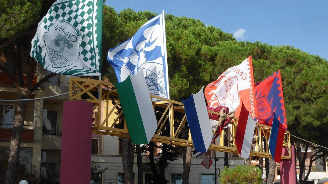 I colori dei quattro rioni I colori dei quattro rioni