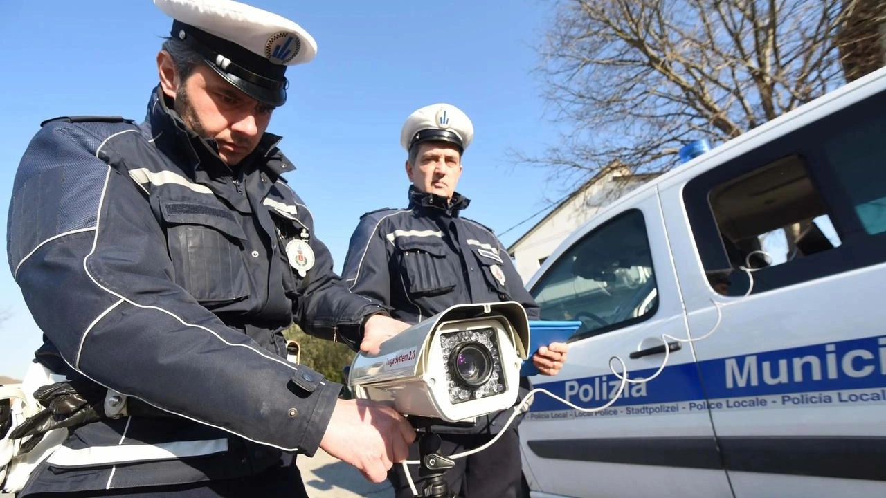 Agenti con il «Targa system»