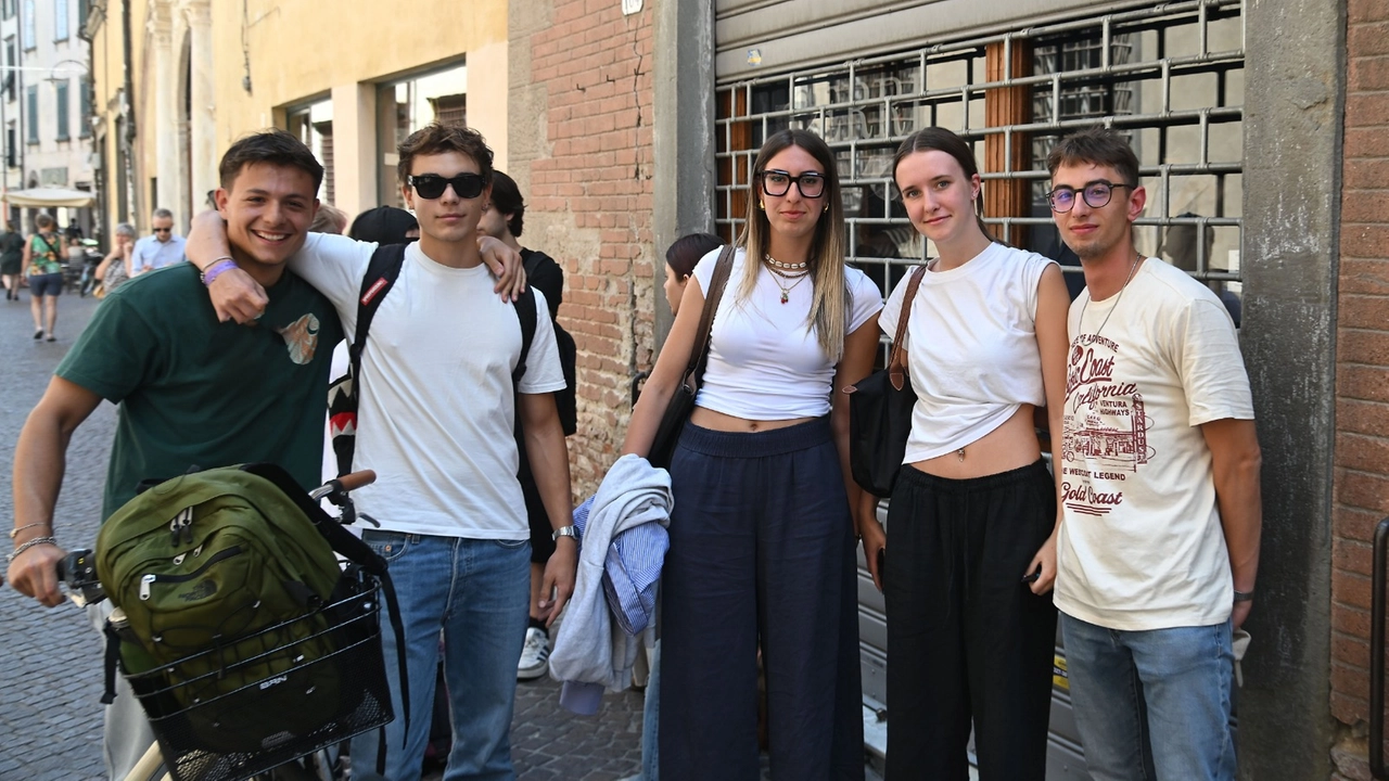 Alcuni maturandi a Lucca
