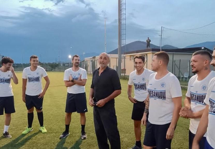 mister spalletti a sorpresa che festa a chiesanuova