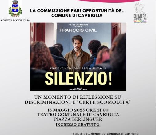 per la giornata internazionale contro l omolesbobitransfobia proiezione del film silenzio di teddy lussimodeste da Lanazione.it per la giornata internazionale contro l omolesbobitransfobia proiezione del film silenzio di teddy lussimodeste