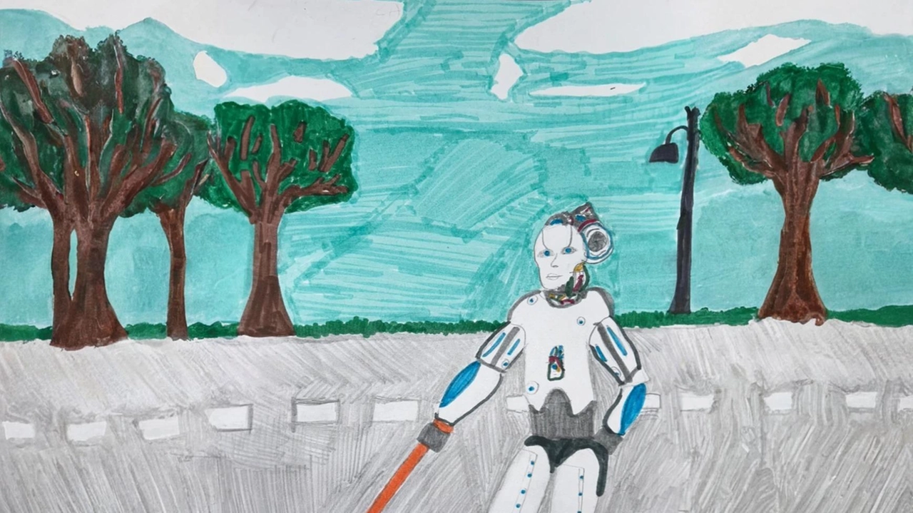 Un disegno realizzato dalla studentessa Sofia Iraldo