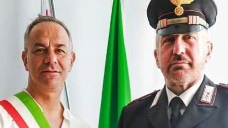 Il sindaco Giannetti e il maresciallo Panzanelli