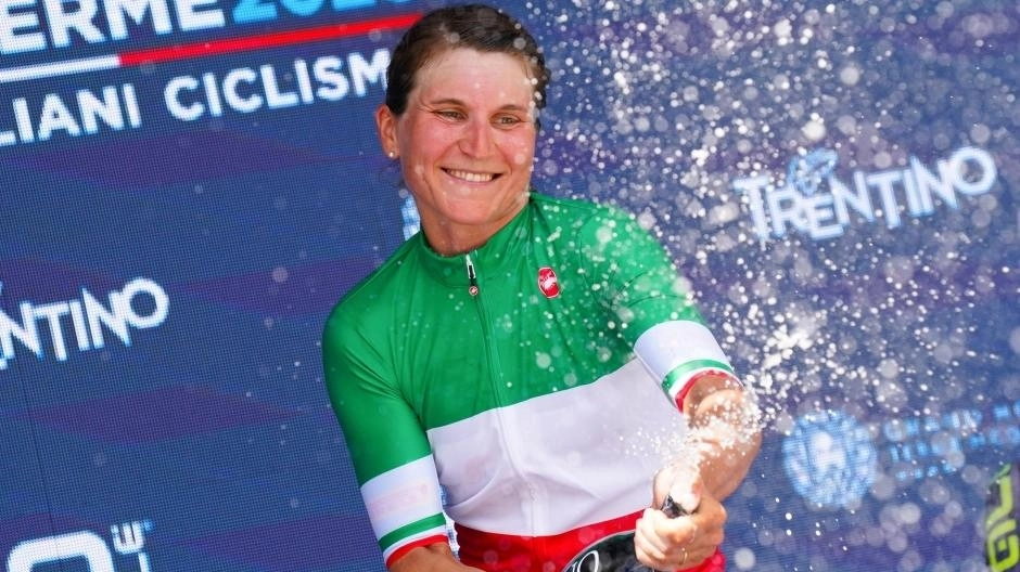 La campionessa italiana élite in carica Elisa Longo Borghini