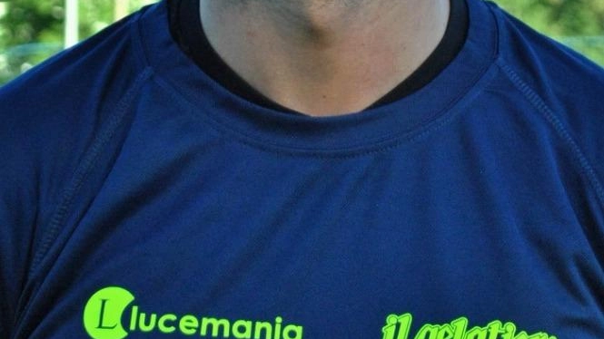 Il portiere Andrea Santini, neo laureato
