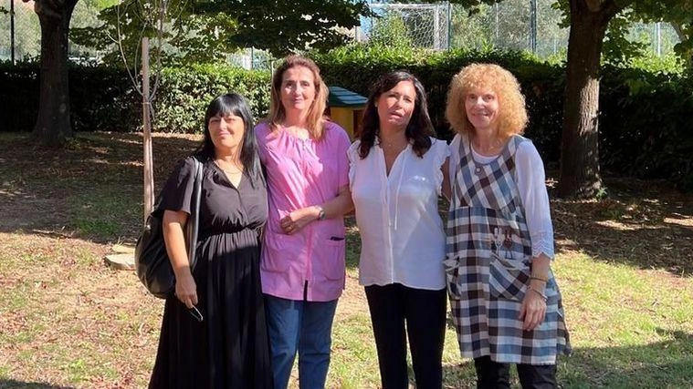 L’assessora Tizi durante uno dei sopralluoghi alle scuole dell’infanzia L’assessora Tizi durante uno dei sopralluoghi alle scuole dell’infanzia