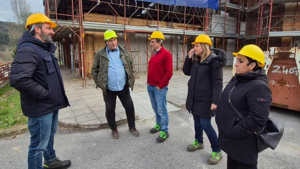 Il sopralluogo della giunta di Rignano sull’Arno al cantiere del centro diurno per disabili ’L’Aquilone’