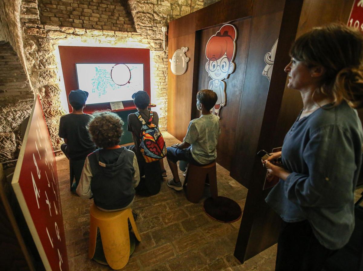 Il Pozzo Etrusco diverte i più piccoli Il Pozzo Etrusco diverte i più piccoli
