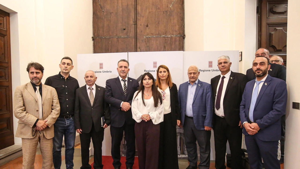 Incontro della presidente Proietti con i sindaci della Cisgiordania
