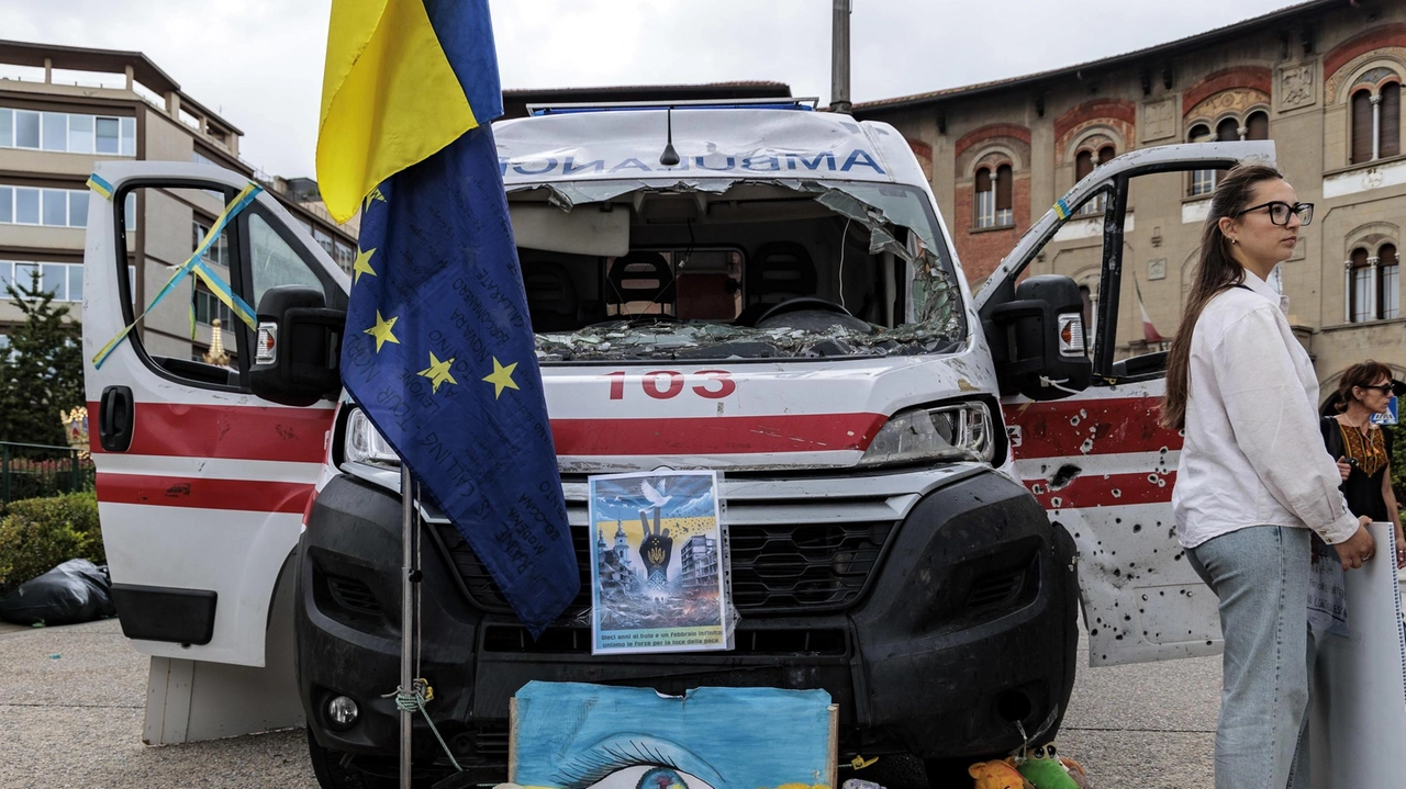 Il mezzo di soccorso è stato messo fuori uso nel settembre del 2022 da un attacco delle truppe russe mentre era in servizio