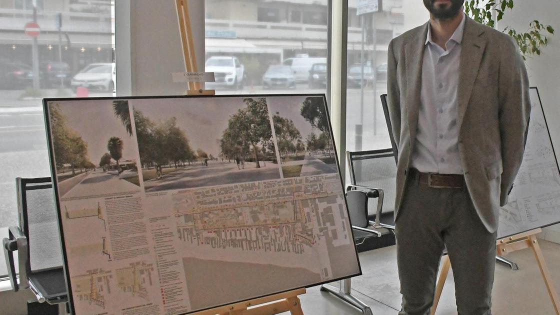 il litorale ridisegnato verde una torre e spazi per il water front