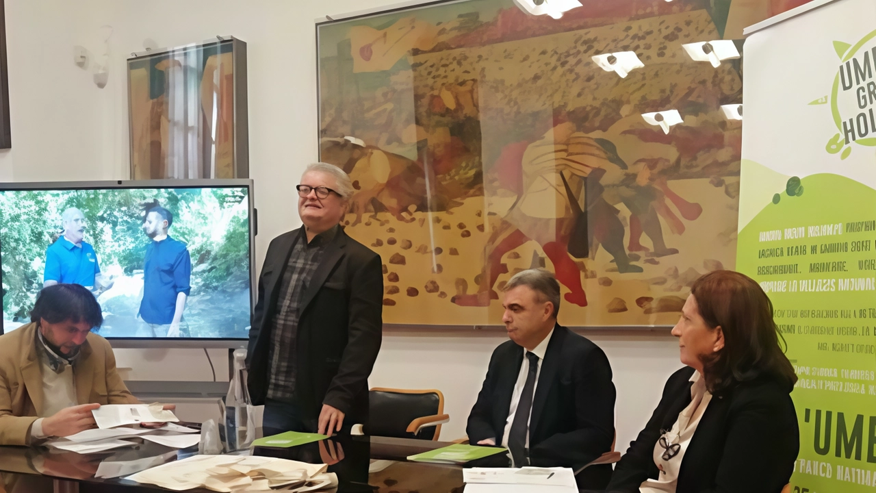 La presentazione di ’Viaggio nel cuore dell’Umbria’, la nuova rete di agriturismi per valorizzare il territorio con ottanta percorsi tra storia e ambiente La presentazione di ’Viaggio nel cuore dell’Umbria’, la nuova rete di agriturismi per valorizzare il territorio con ottanta percorsi tra storia e ambiente