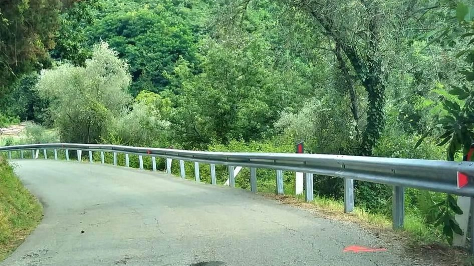 I nuovi guard rail ad Aramo I nuovi guard rail ad Aramo