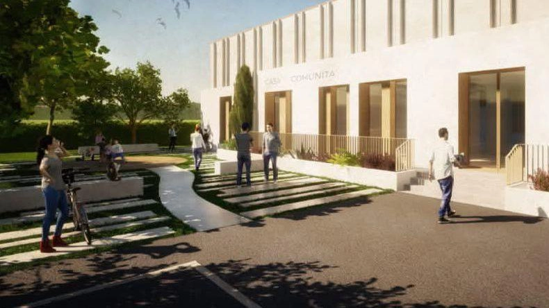 Il rendering del progetto per la realizzazione della ’Casa di Comunità’ che sorgerà nel capoluogo massarosese Il rendering del progetto per la realizzazione della ’Casa di Comunità’ che sorgerà nel capoluogo massarosese