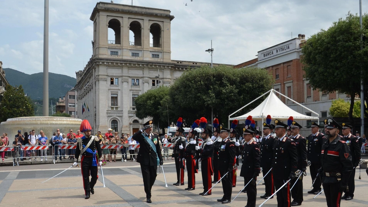 Cerimonia in piazza Tacito Cerimonia in piazza Tacito