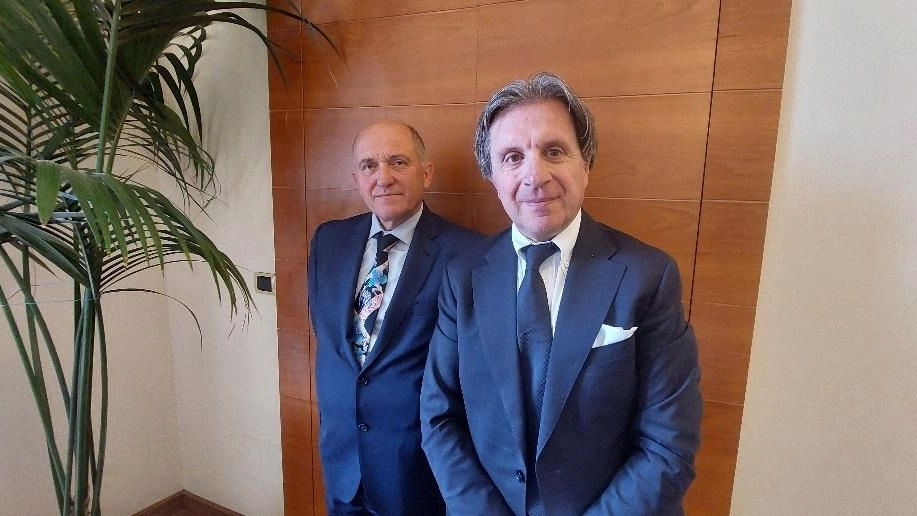 Massimo Terrosi, presidente della Fises, con il direttore generale Davide Rossi Massimo Terrosi, presidente della Fises, con il direttore generale Davide Rossi