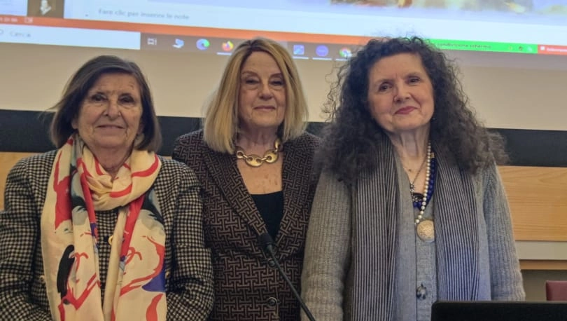 La relatrice Cristina Giorgetti insieme a Maria Paola Alberti