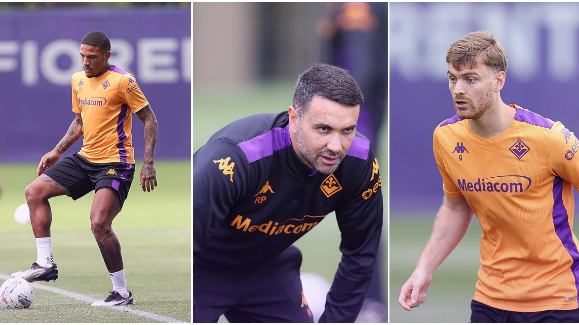 Le immagini della rifinitura della Fiorentina (foto social del club)