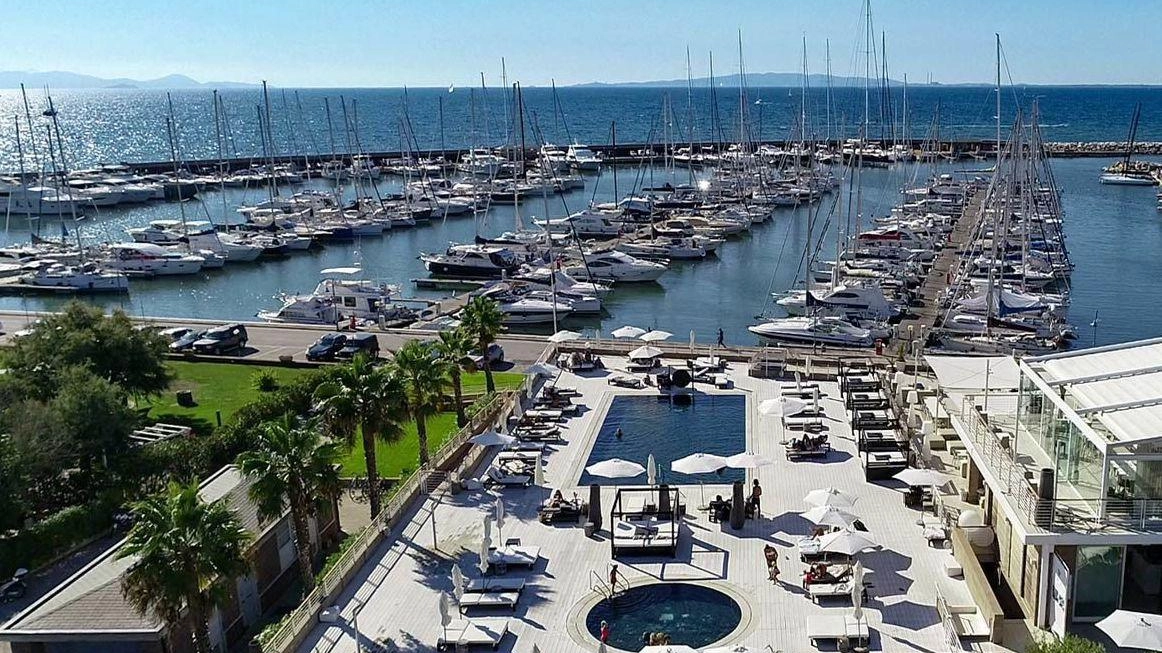 Una veduta del porto turistico di Scarlino i cui utenti contestavano l’addebito dell’Imu Saranno rimborsati