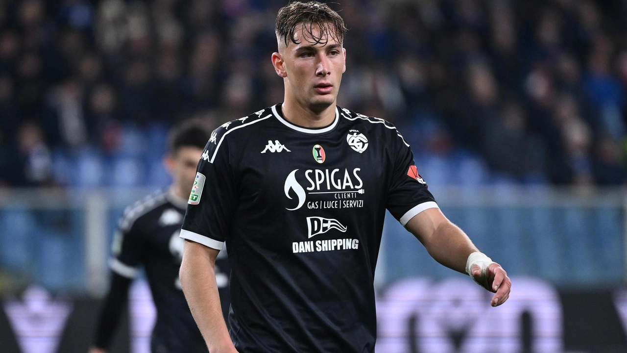 Il bomber aquilotto Pio Esposito sarà assente per squalifica sabato a Cittadella