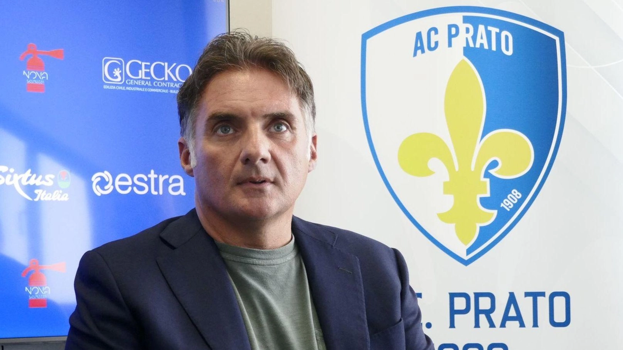 Stefano Commini, presidente dei biancazzurri Stefano Commini, presidente dei biancazzurri