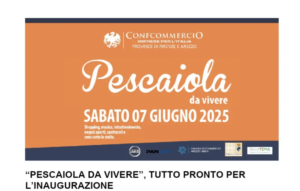 “Pescaiola da vivere”, tutto pronto per l’inaugurazione