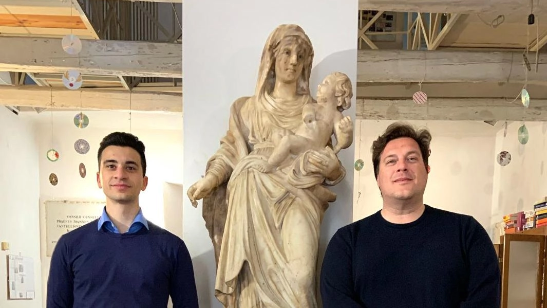 A sinistra Matteo Marcalli e Tamagnini con alle spalle La Castellana