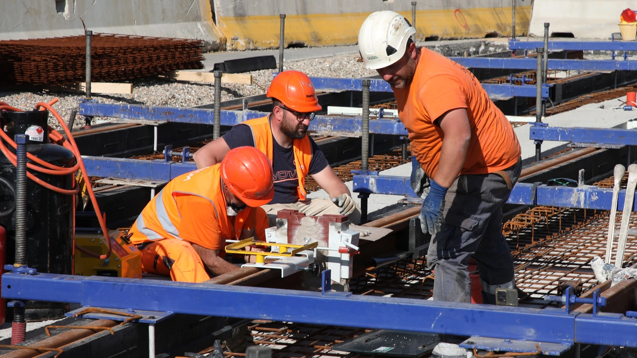 Lavori alla tramvia