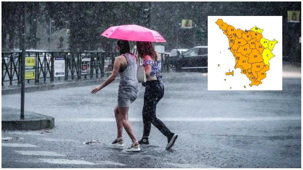 Allerta arancione per temporali forti Allerta arancione per temporali forti