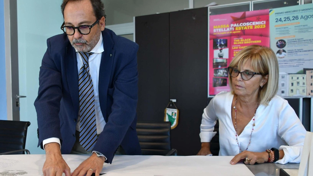 Il sindaco Persiani con Guglielmi alla presentazione del progetto