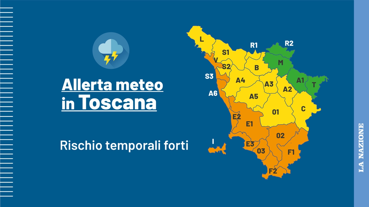 Una nuova allerta in Toscana: in alcuni Comuni sarà addirittura di colore arancione