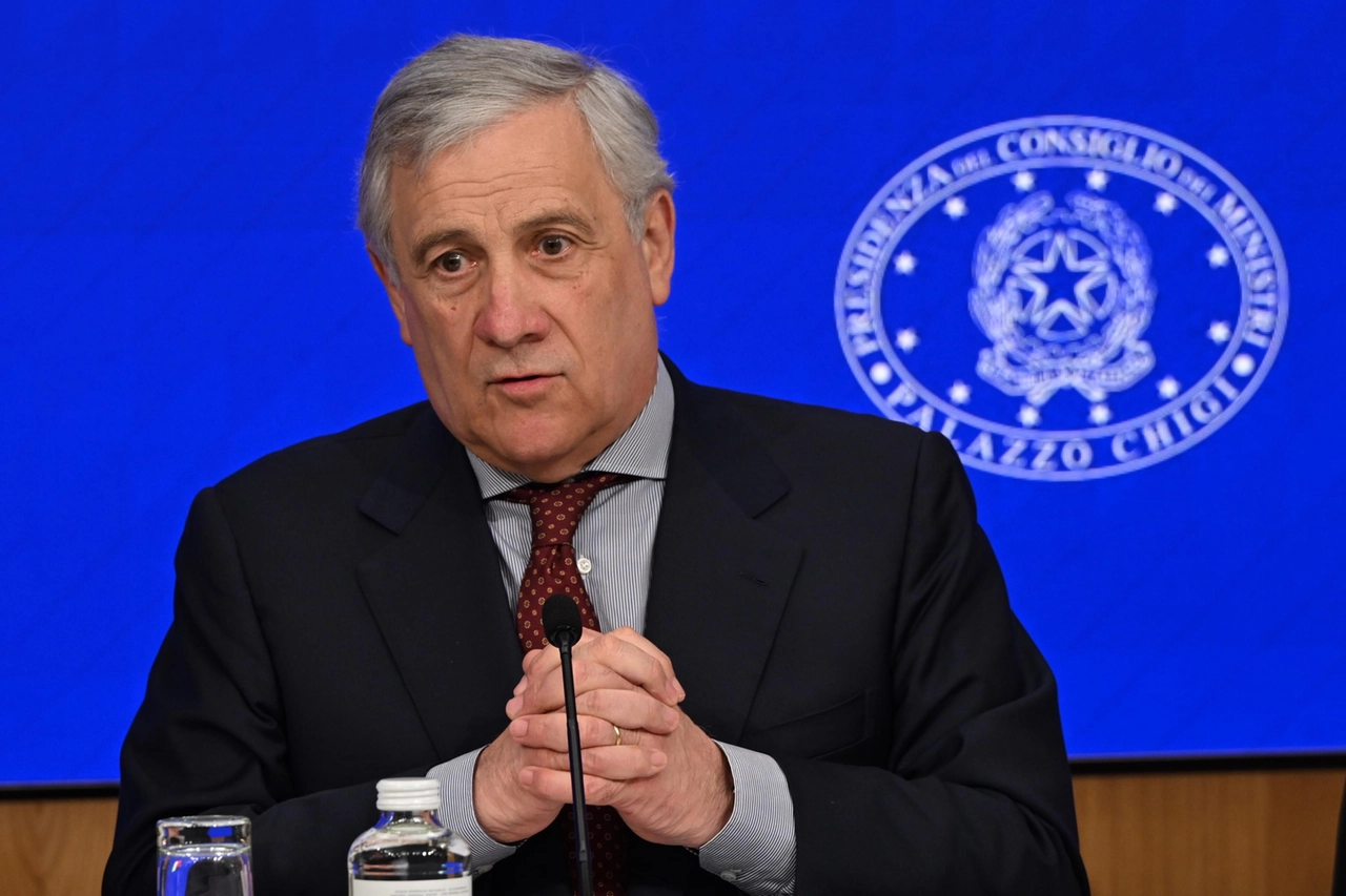 Il ministro degli Esteri Antonio Tajani