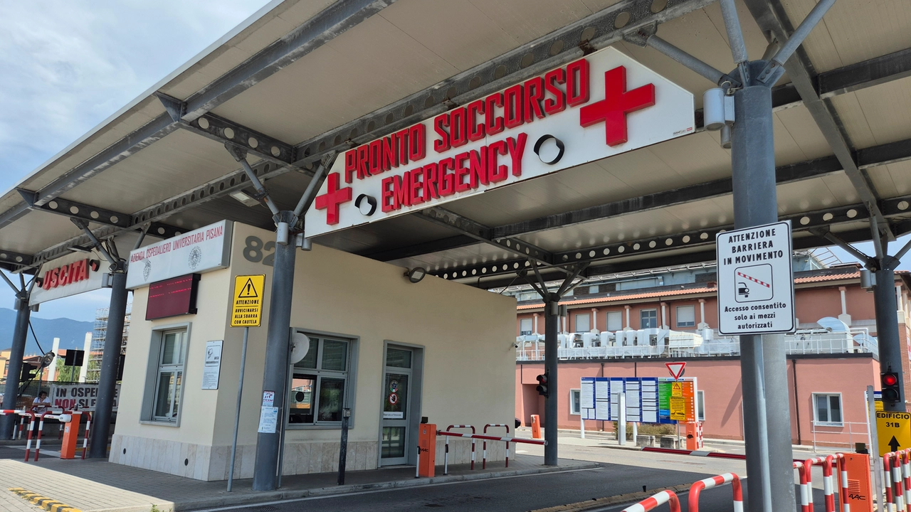 L’entrata del pronto soccorso di Pisa (foto Del Punta per Valtriani) L’entrata del pronto soccorso di Pisa (foto Del Punta per Valtriani)
