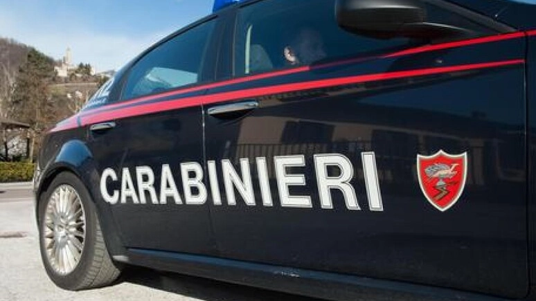 L'intervento dei carabinieri (Foto Ansa)