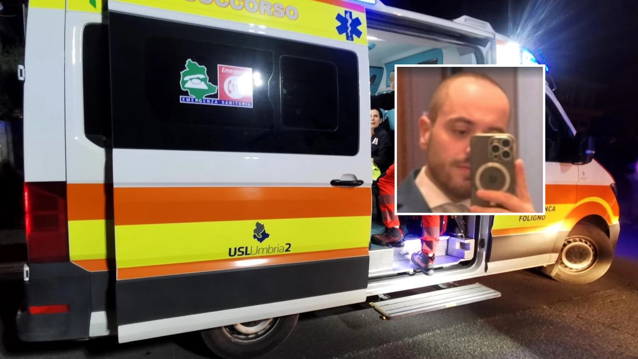 La vittima dell'incidente è Andrea Coccia (nel riquadro), 26 anni La vittima dell'incidente è Andrea Coccia (nel riquadro), 26 anni